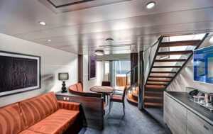 MSC-Cruises-MSC-Grandiosa-MSC-Virtuosa-schip-cruiseschip-categorie YCD-Yacht-club-Dublex-Suite
