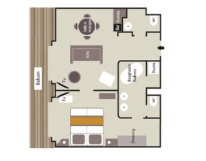 Ponant-l-austral-schip-cruiseschip-categorie SA-Owner Suite-diagram
