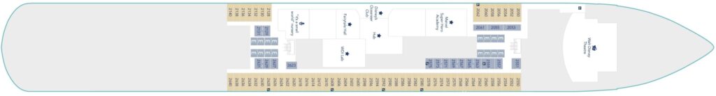 Dekplan Disney Wish - Deck 2