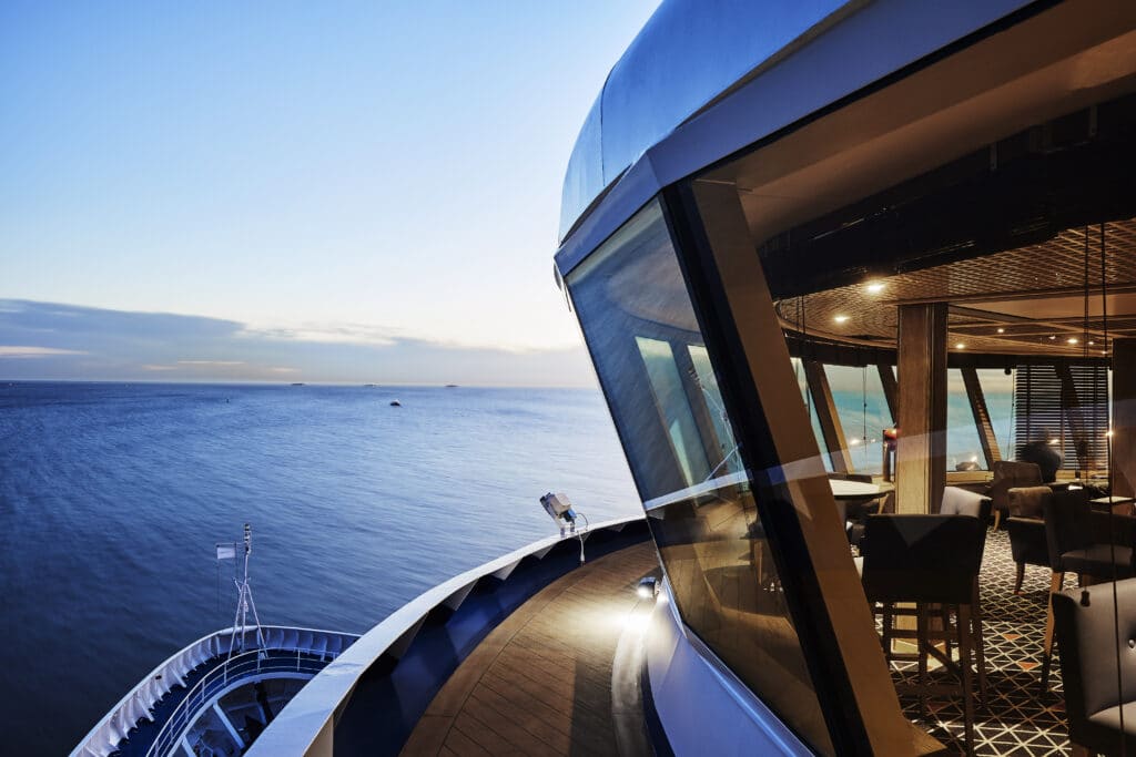 Cruiseschip-Silver Cloud-Silversea Cruises-Uitzicht