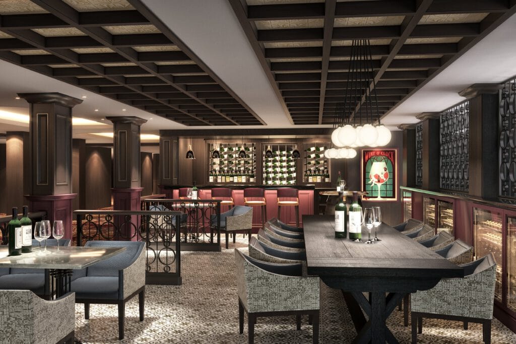 Cruiseschip-Norwegian Encore-Norwegian Cruise Line-Wijnbar