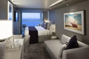 Indeling van Concierge Class C1 C2 en C3 hutten op de Celebrity Ascent met balkonhutten