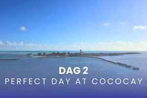 studiereis Wonder of the Seas dag 2 Perfect day at Cococay