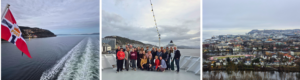 schip, zee zicht, groepsfoto, stad, Havila Voyages
