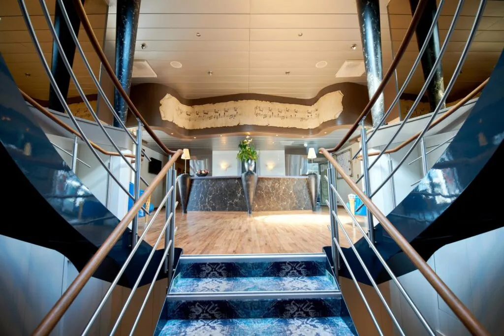 Binnenaanzicht van Schip Feenstra riviercruise