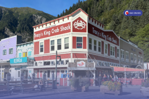 Juneau, studiereis, mike, alaska, winkels