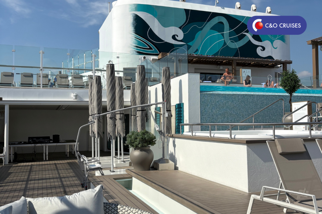 Mein Schiff Flow boven dek