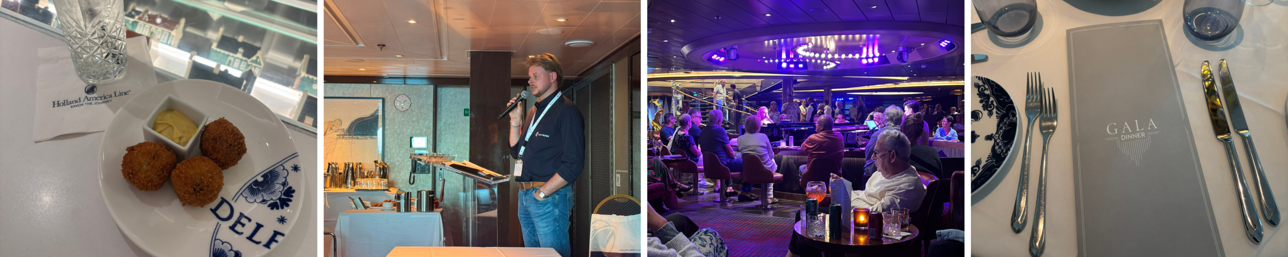 Eerste zeedag - Rotterdam van Holland America Line